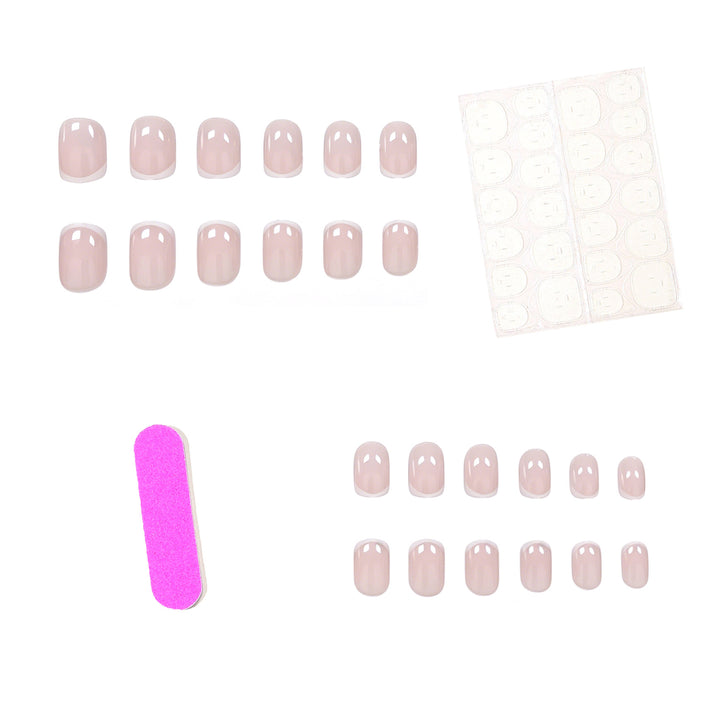 Classic French Tip Nail Art Kalsten