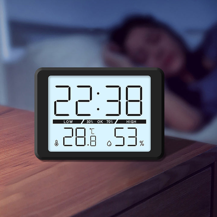 Digital Thermo-Hygrometer Clock Kalsten