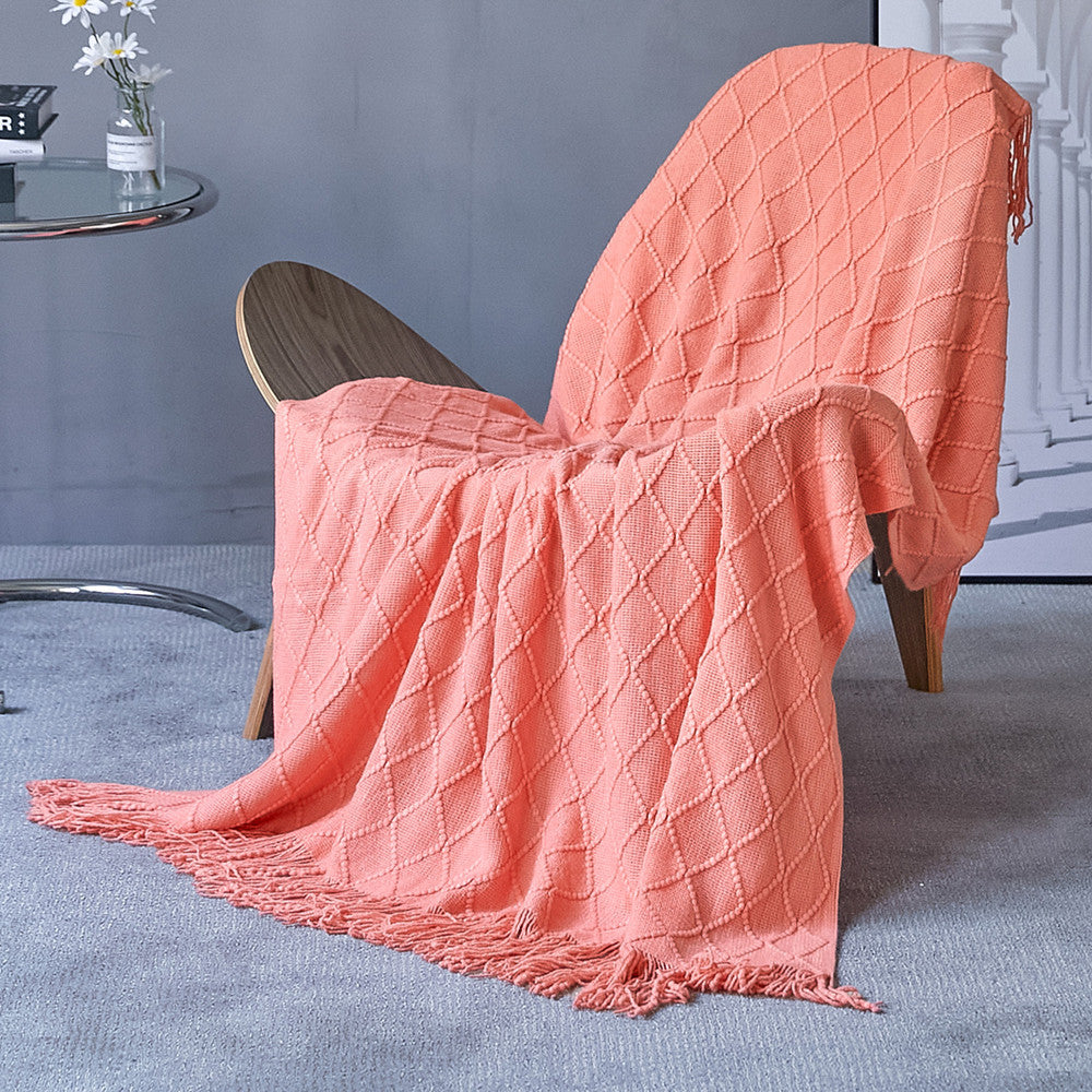 Cozy Textured Throw Blanket