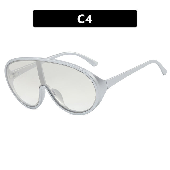 Women's futuristic sunglasses with large lenses and ergonomic frame Kalsten