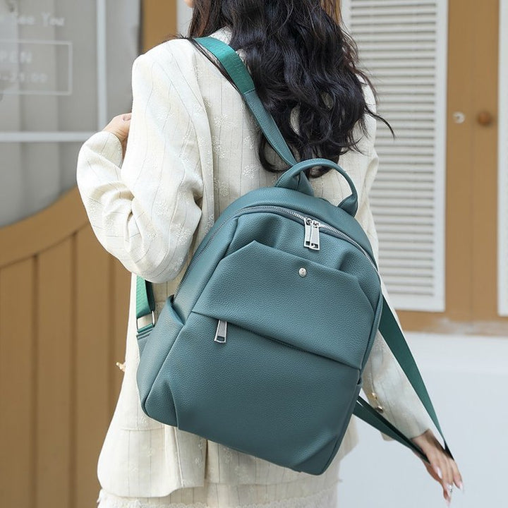 Premium Leather Laptop Backpack Kalsten