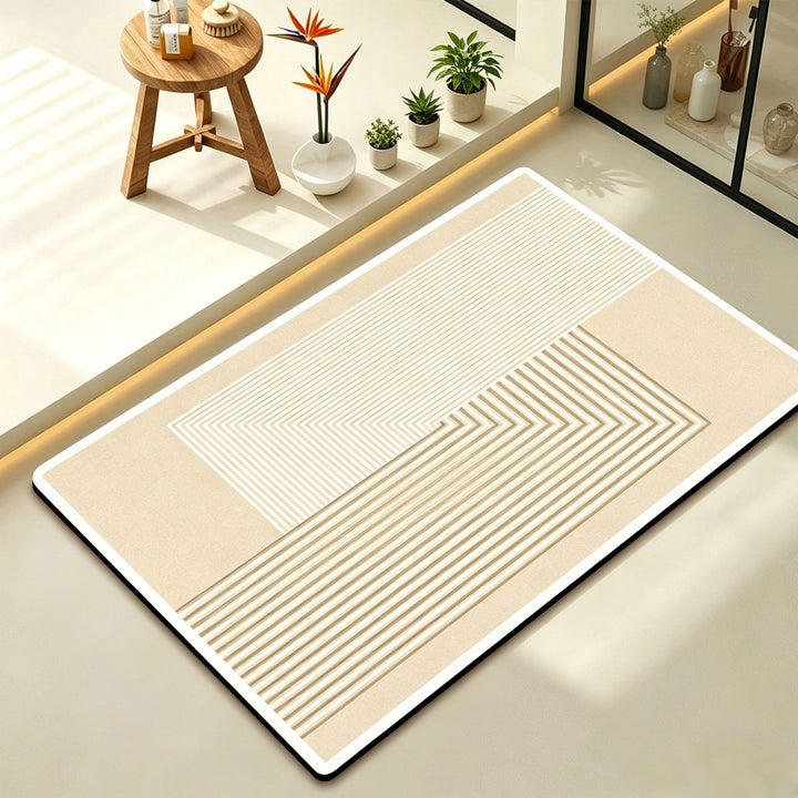 Abstract Modern Bath Mat Kalsten