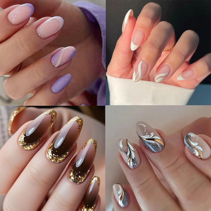 Elegant Ombre Nail Art Kalsten