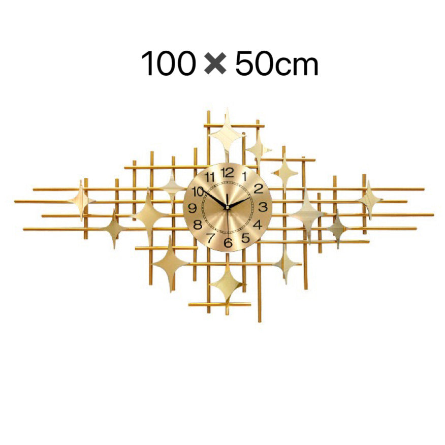 Modern Geometric Wall Clock Art Kalsten