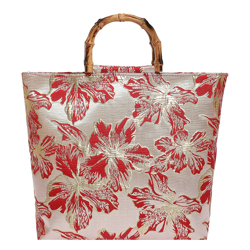 Elegant Floral Tote Bag