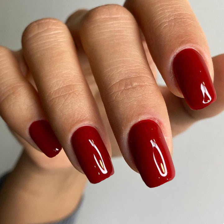 Long-Lasting Glossy Press-On Nails Kalsten