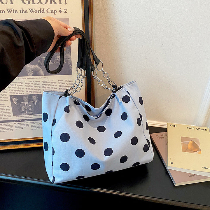 Stylish Polka Dot Tote