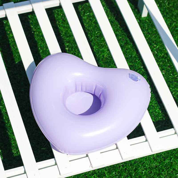 Women Inflatable Swim Ring with Floral Design Kalsten