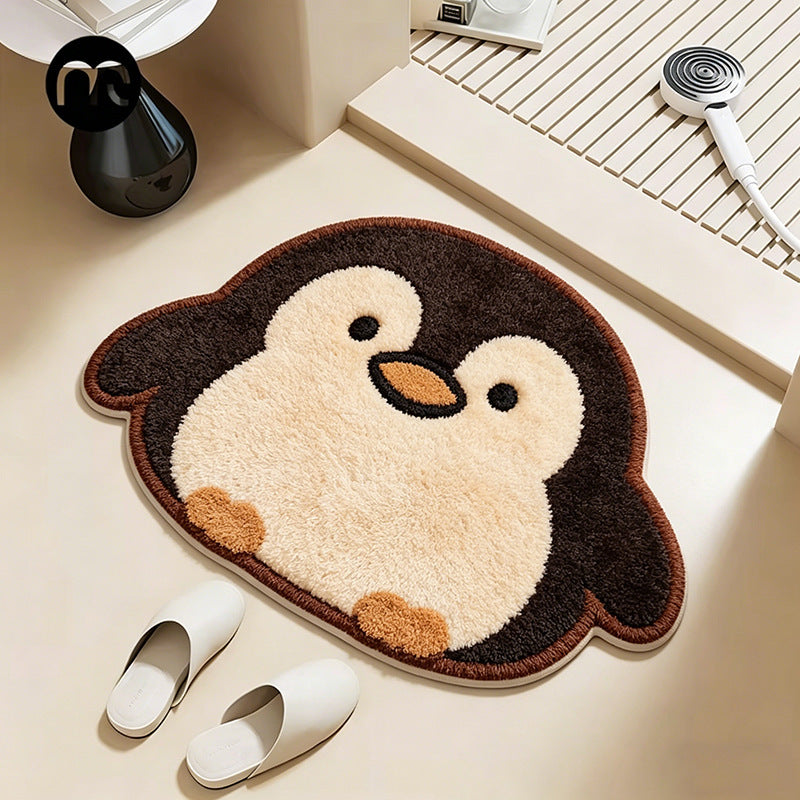 Cute Cartoon Fox Shaped Bath Mat