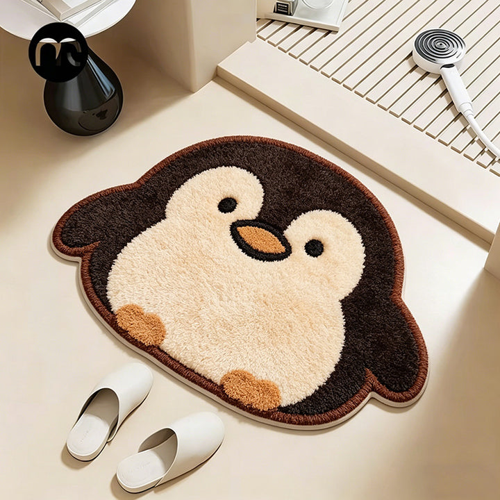 Cute Cartoon Fox Shaped Bath Mat