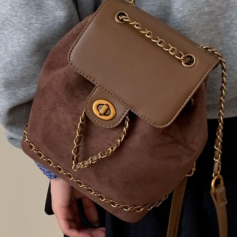Premium Suede Backpack Kalsten