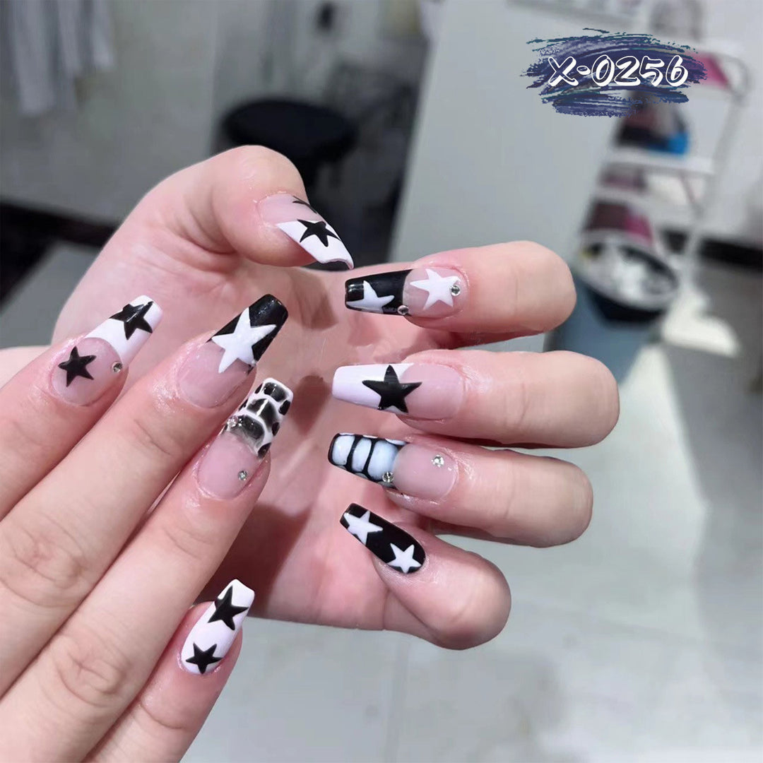 Artistic Star Pattern Nail Art Set