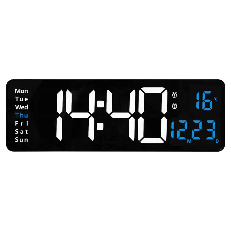 Digital wall clock with multifunctional LED display Kalsten
