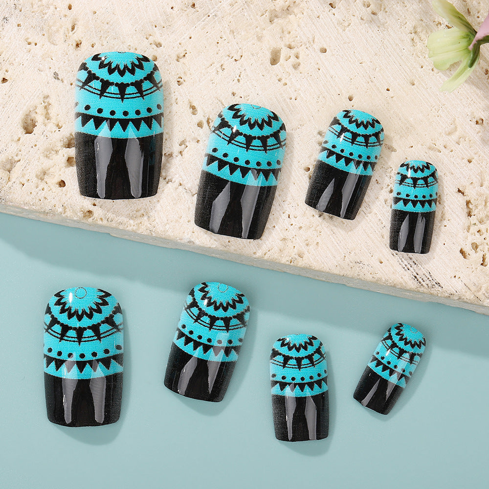 Creative ethnic style artistic nails Kalsten