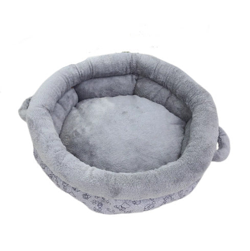 Soft Plush  Nest  Dog Bed