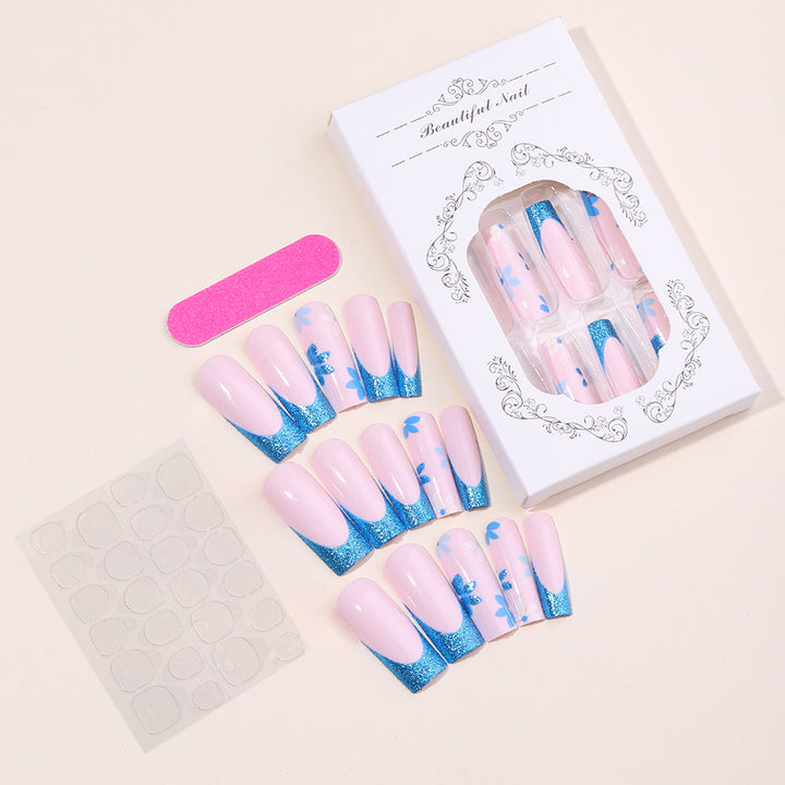 Glamorous Artistic Press-On Nails Kalsten