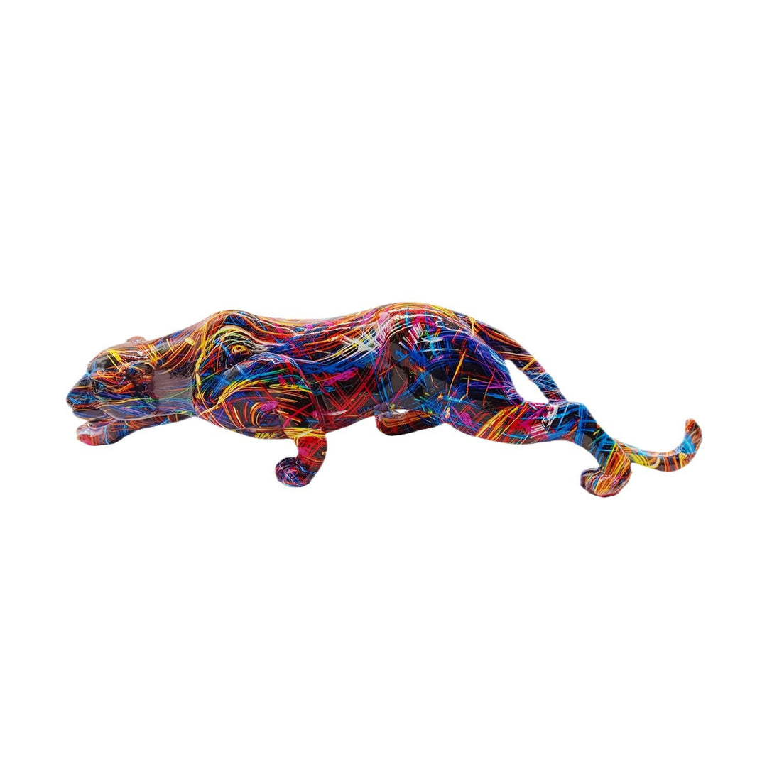 Artful Panther Sculpture Handmade Kalsten