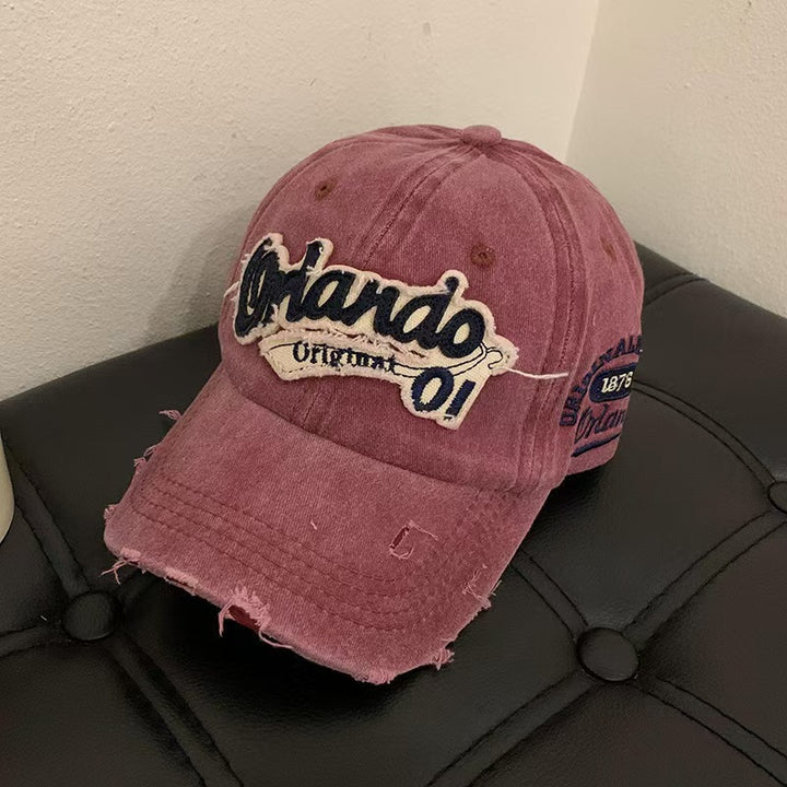 Unisex Distressed Vintage-Style Baseball Cap Kalsten
