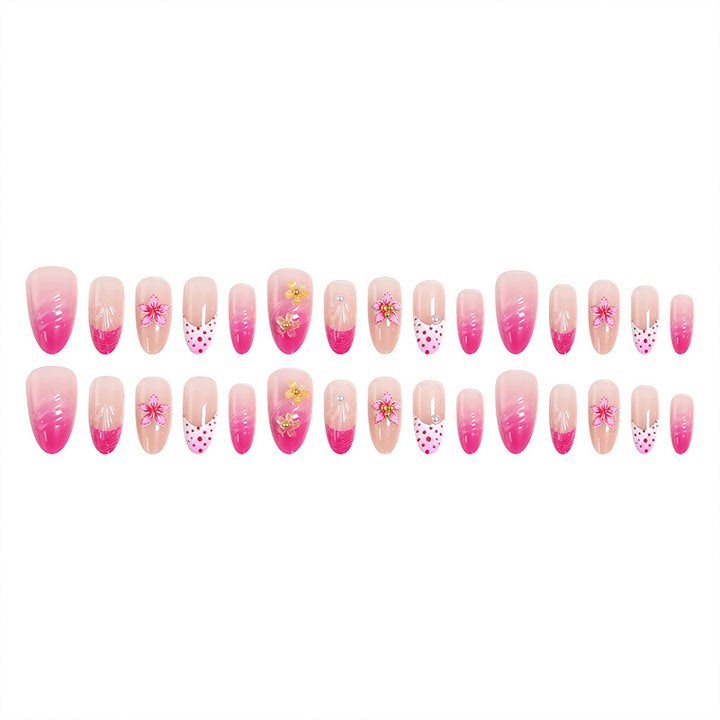 Nail art set with floral and elegant decorations Kalsten