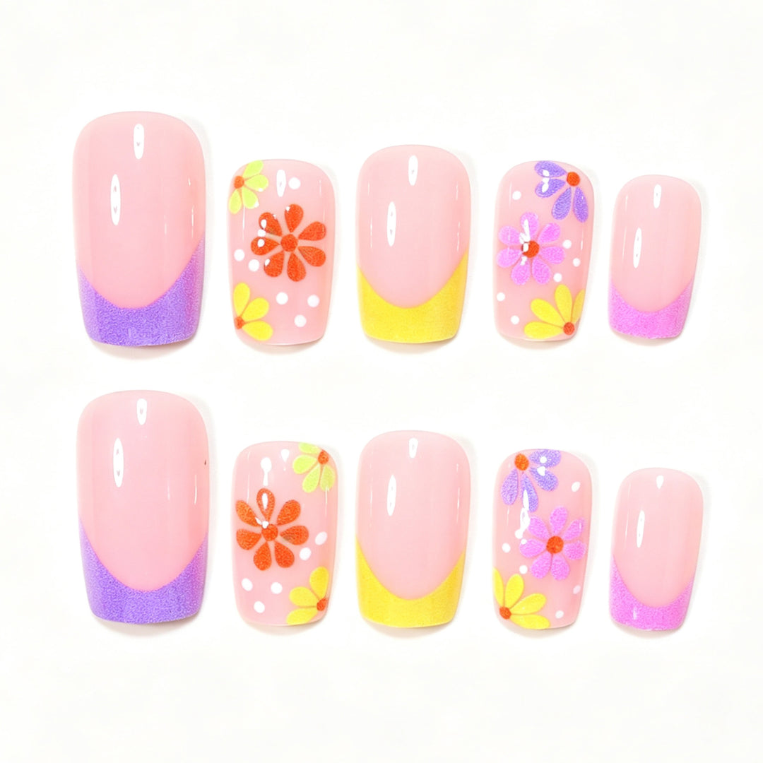 Decorative Floral Nail Art Design Kalsten