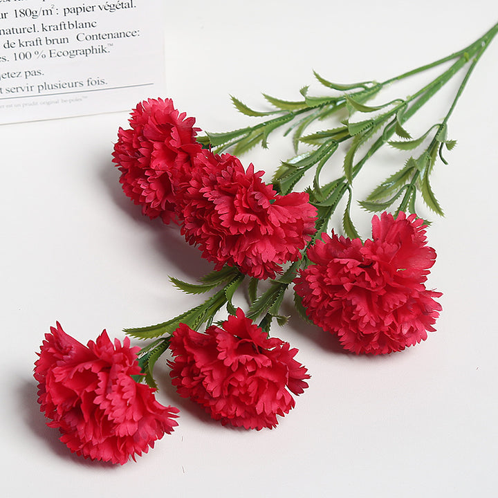 Realistic Floral Carnation Bouquet