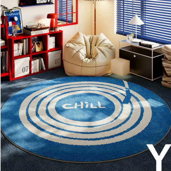 Playful Round Floor Mat