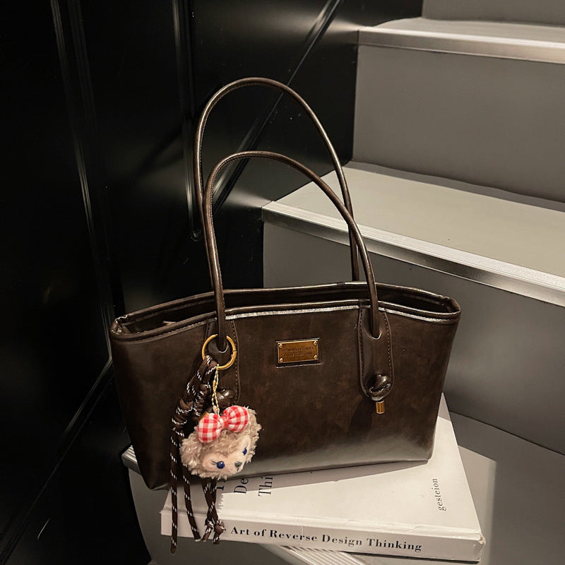 Elegant Structured Leather Handbag Kalsten