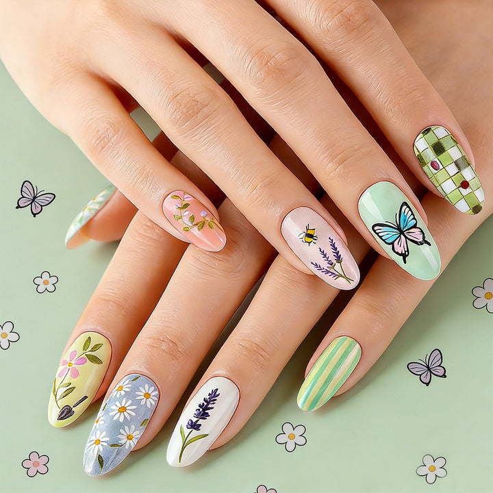 Artistic Floral Nail Art Kalsten 1787542804