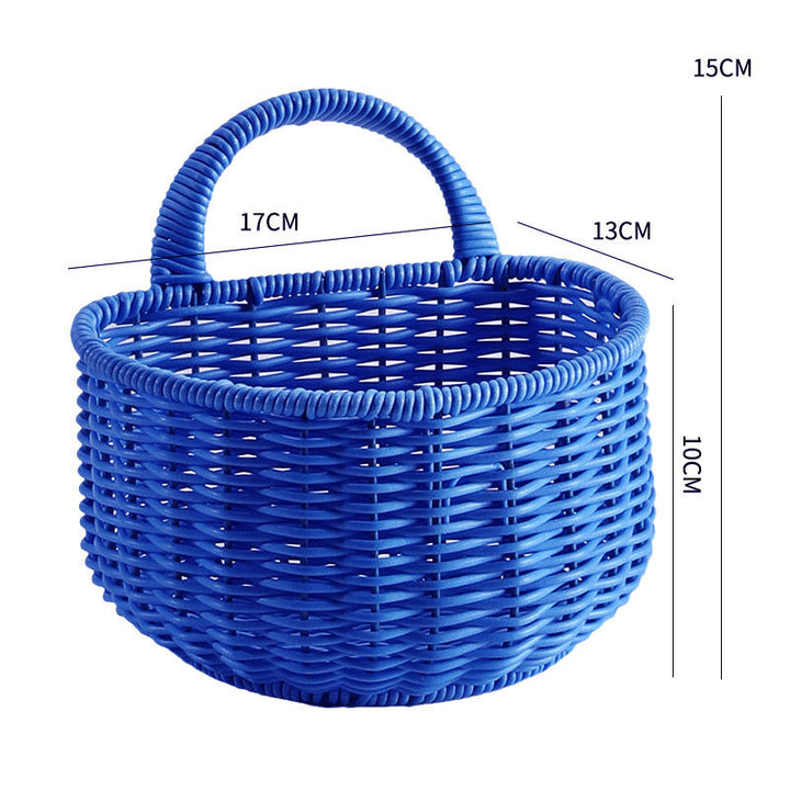 Handwoven Storage Basket with Ergonomic Handle Kalsten