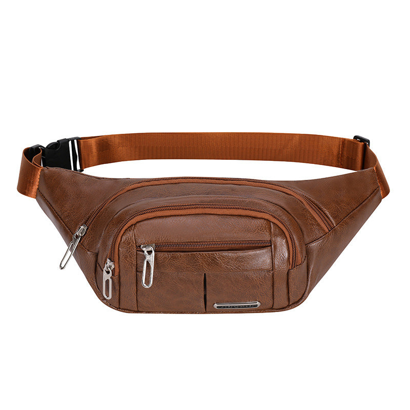 Casual Leather Waist Bag