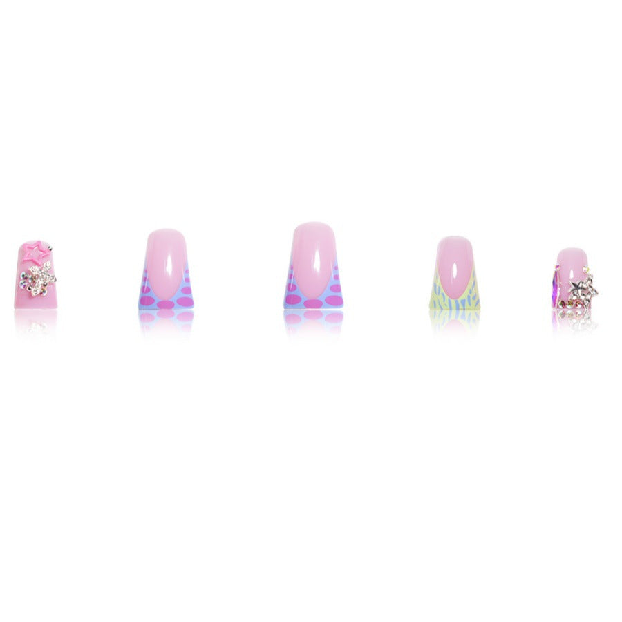 Decorative 3D Star-Embellished Nail Art Kalsten