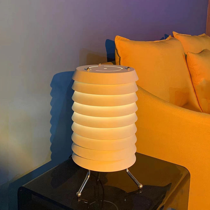 Modern Rippled Table Lamp