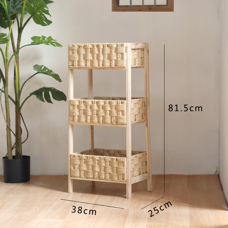 Beef Storage Tower with Woven Baskets Kalsten
