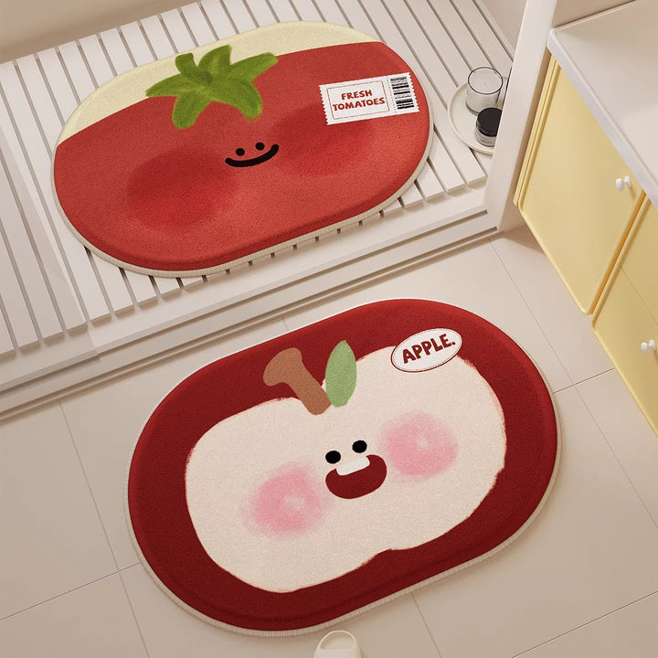 Cartoon-Themed Bath Mat