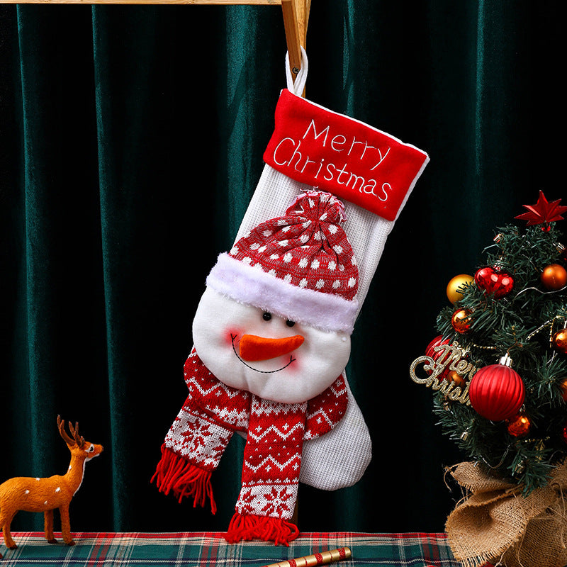 Christmas stocking with snowman motif Kalsten