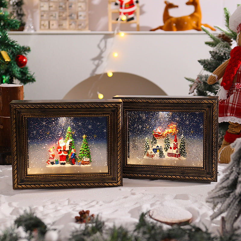 Decorative Christmas motif with snowmen Kalsten