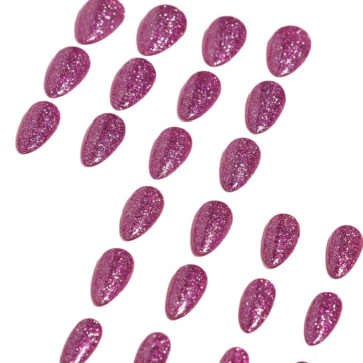 Glittering Stiletto Press-On Nail Tips Kalsten