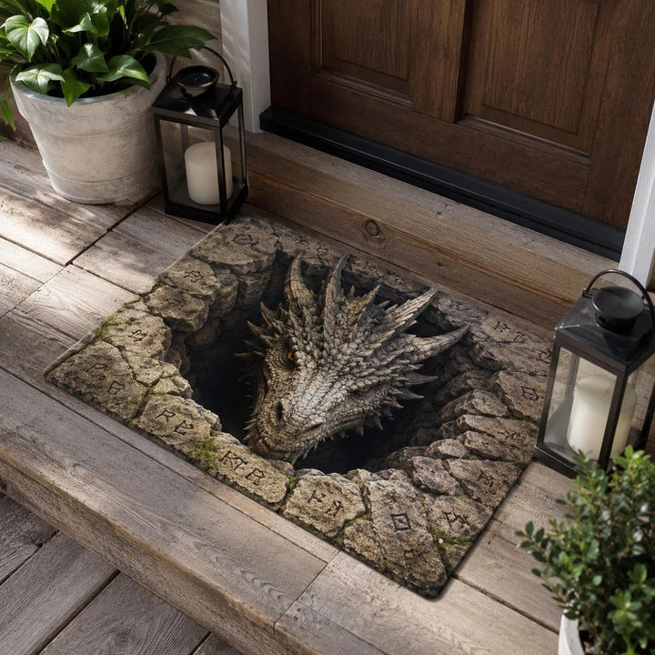 Dragon-Themed Entrance Mat