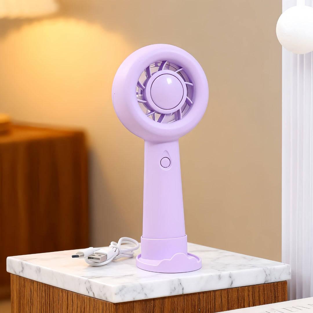 Women's Portable Hand Fan with Stepless Speed Control Kalsten