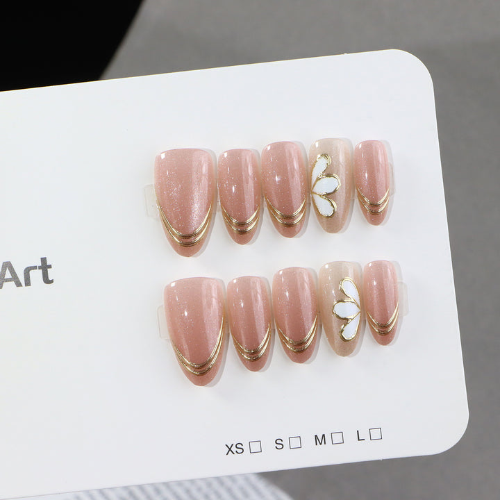 Luxurious Glamour Press-On Nail Set Kalsten