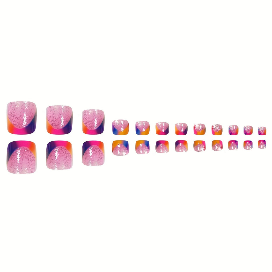Artistic Rainbow Nail Art Set Kalsten