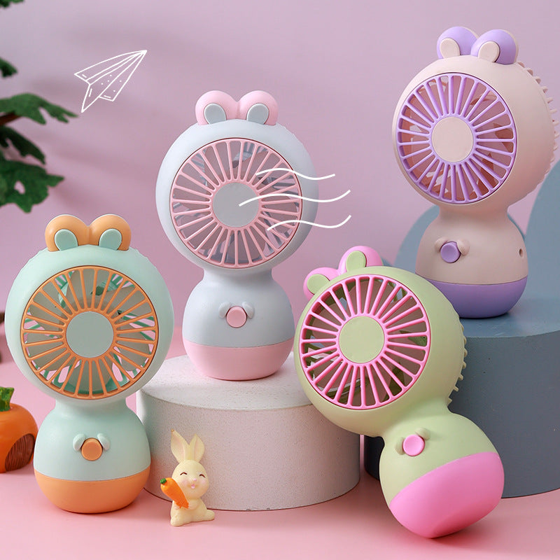 Ladies Portable Hand Fan with Cute Ear Design Kalsten