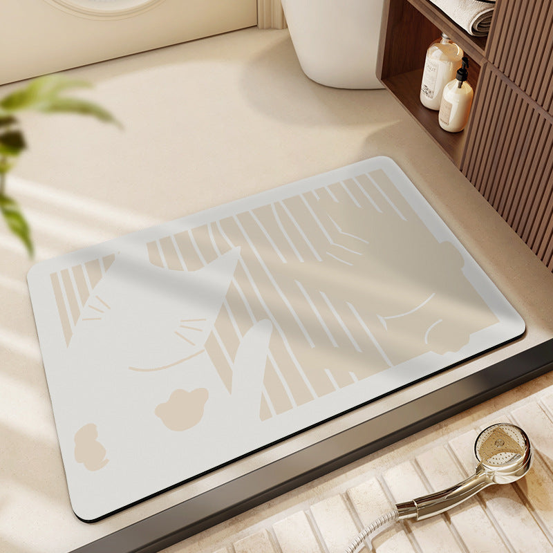 Non-Slip Modern Bath Mat Kalsten