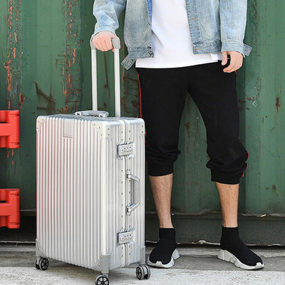 Rugged Multi-Compartment Roller Luggage Kalsten