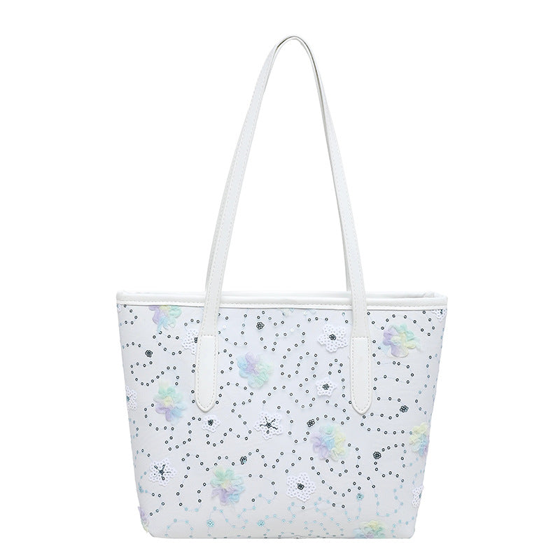 WoFloral Embellished Tote Bag Kalsten