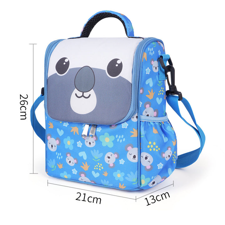 Cute Panda Print Insulated Lunch Bag