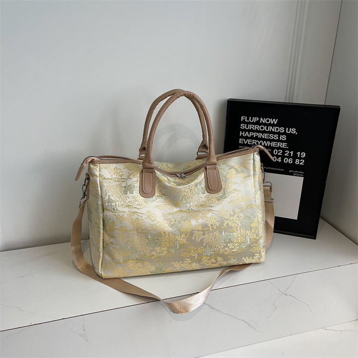 Elegant travel bag with luxurious pattern print Kalsten