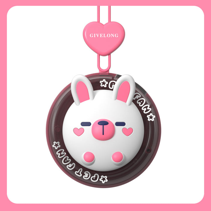 Ladies Portable Handheld Fan in Cute Bunny Design Kalsten