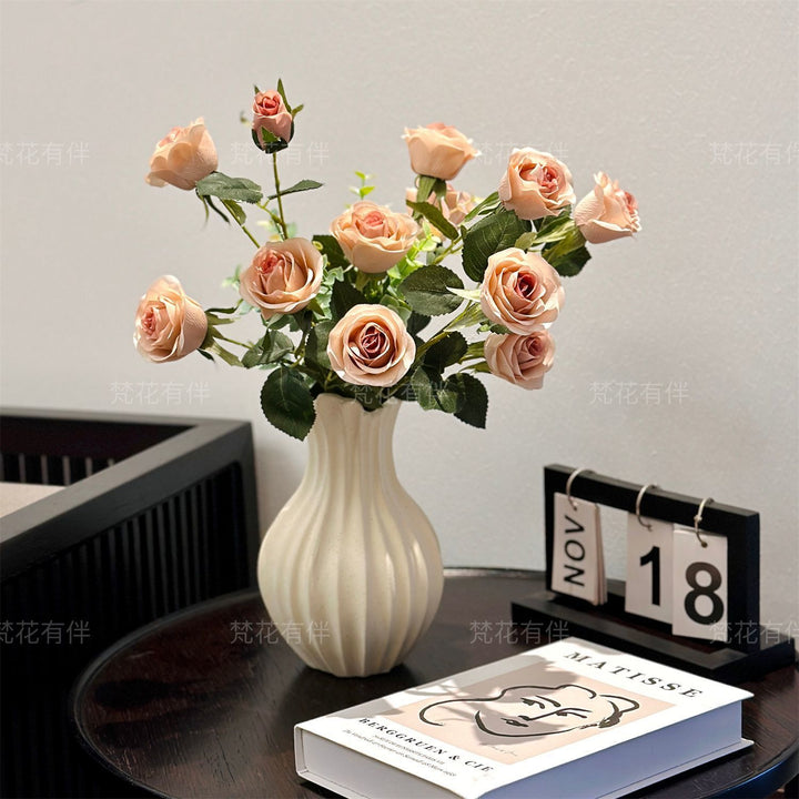Realistic Artificial Rose Arrangement