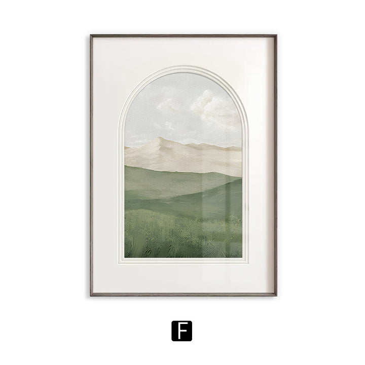 Vintage Landscape Framed Wall Art